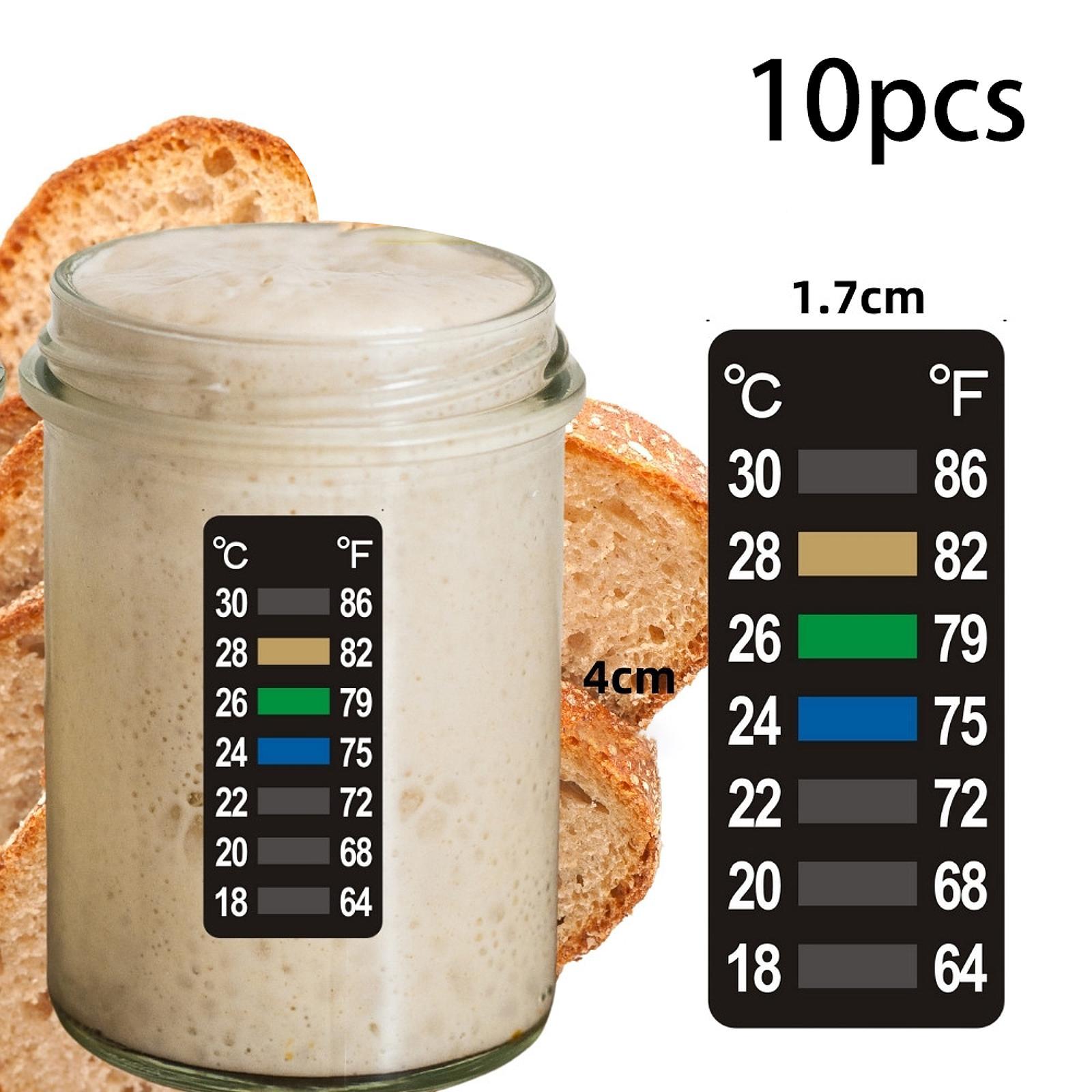 Temperature Strip Thermometer - 10 stuks temperatuurstrips temperatuurmeting voor wijnbrouwen