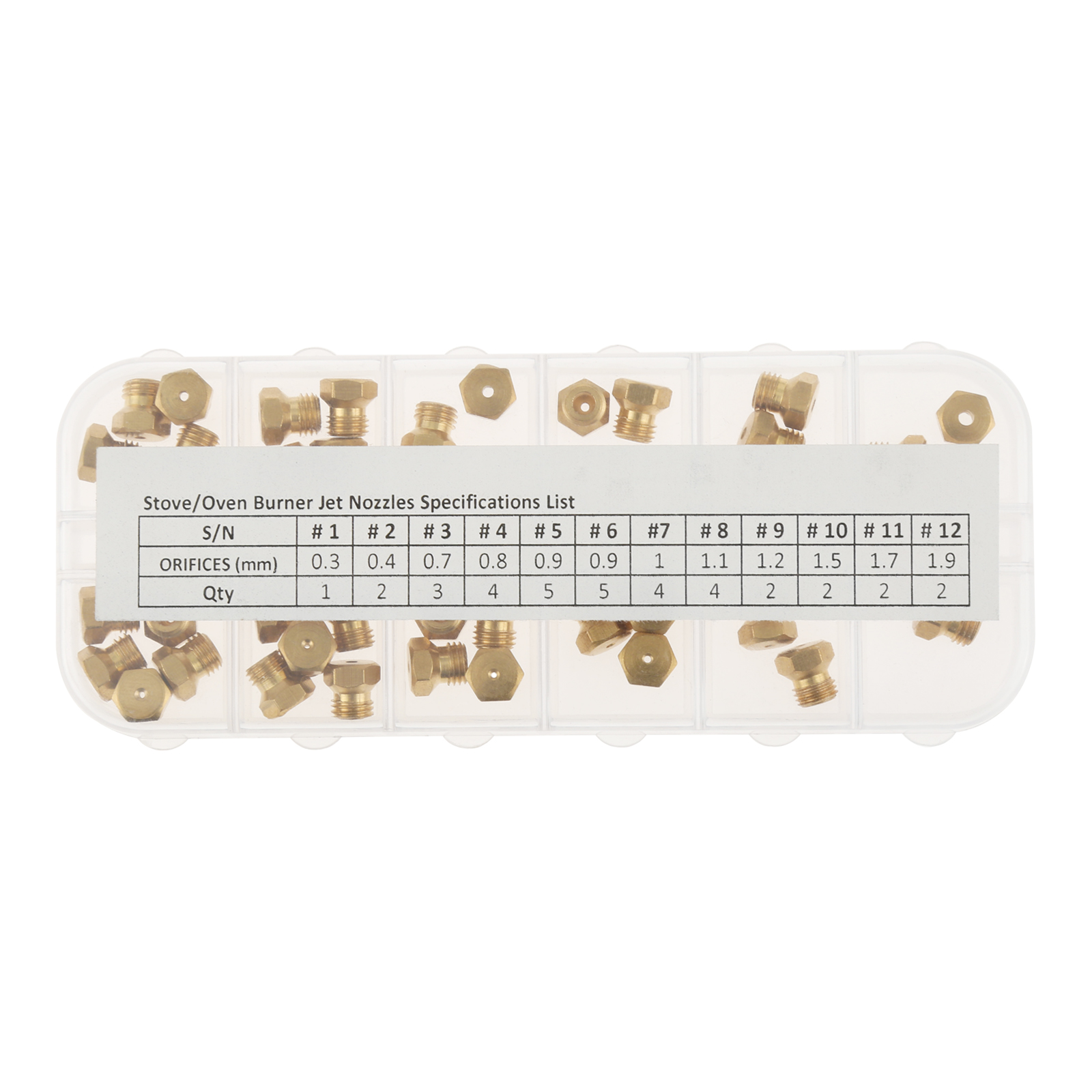 Steam Wand Tip - 36Pc Kachel Oven Orifice Conversie Kit