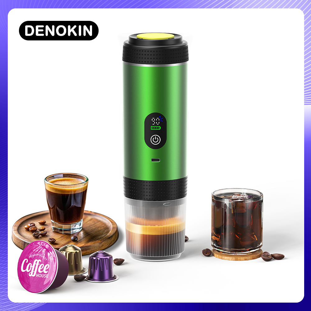 Coffee Equipment Camping - DENOKIN 3-in-1 capsule koffiezetapparaat met digitaal