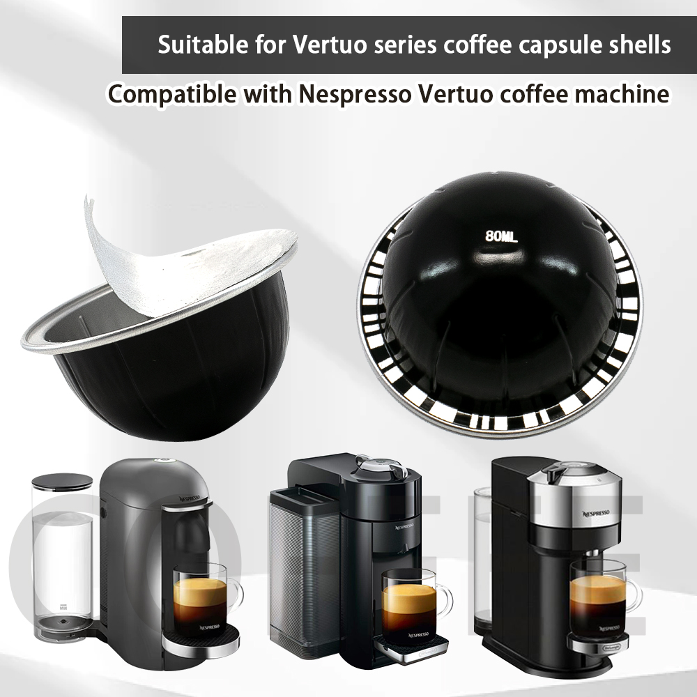 Coffee Equipment Used - Herbruikbare aluminium koffie capsules, uitgerust met
