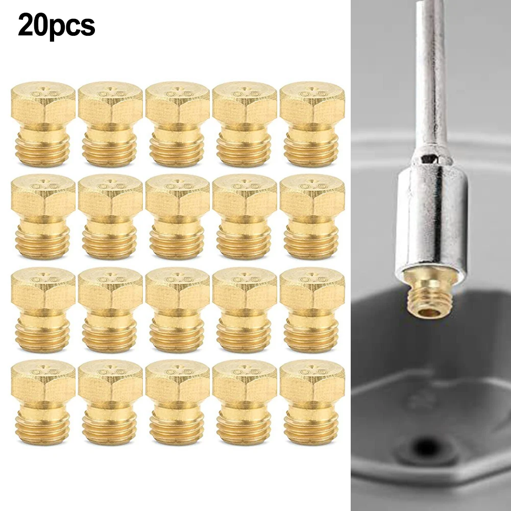 Steam Wand Tip - 5/20PCS Propaangas Nozzles 0.5mm Opening Messing
