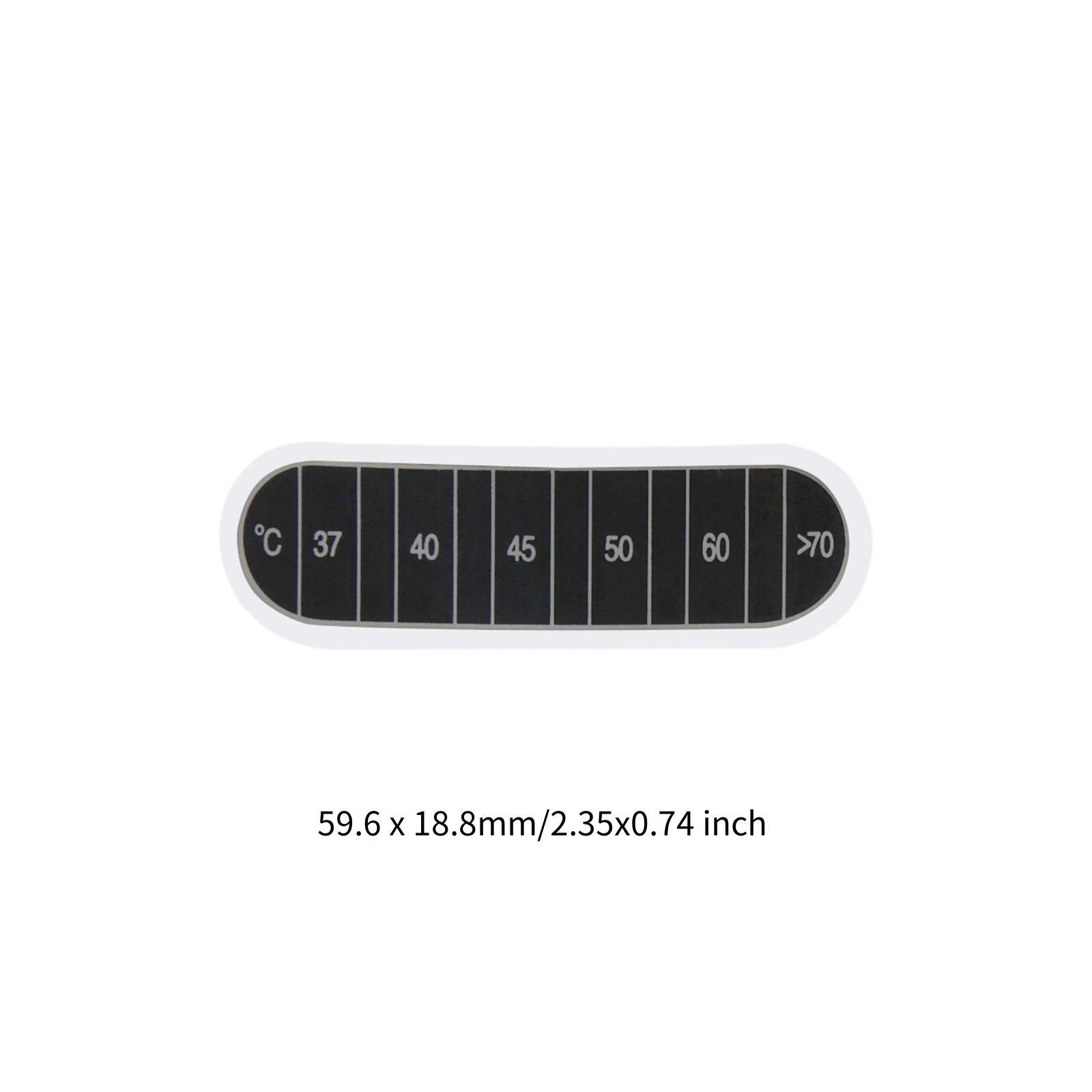 10x temperatuurstrips, bereik  - Temperature Strip Thermometer recensie en prijs
