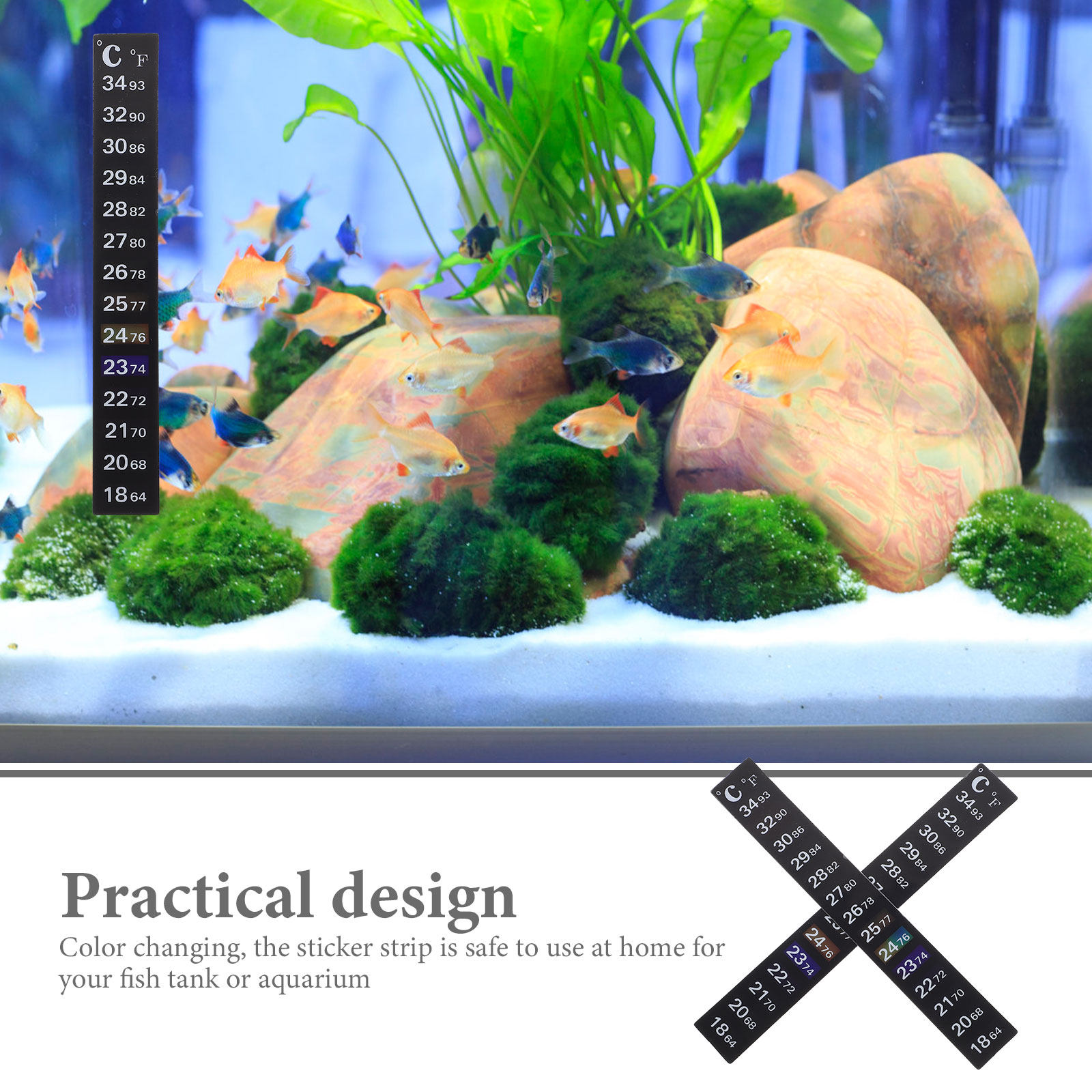 2 stuks aquariumthermometer st - Temperature Strip Thermometer recensie en prijs