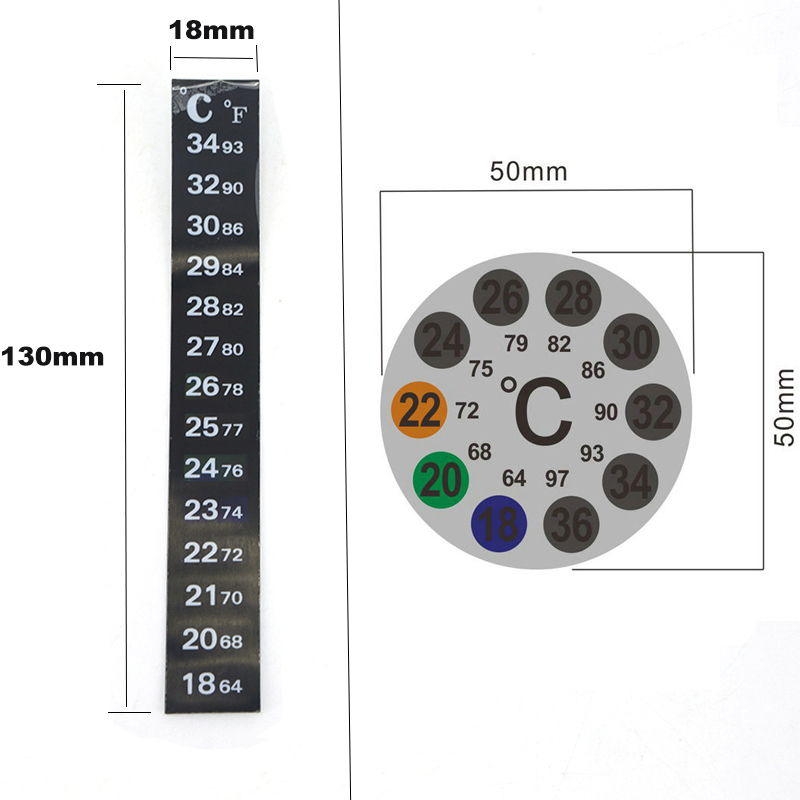 Aquarium Fish Tank Strip Stick - Temperature Strip Thermometer recensie en prijs