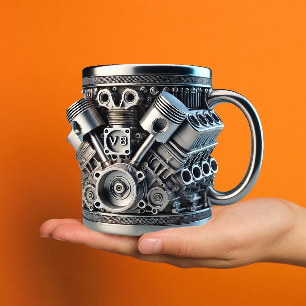 3D-motoren Ontwerp Mok Motoren - Coffee Equipment Eu recensie en prijs