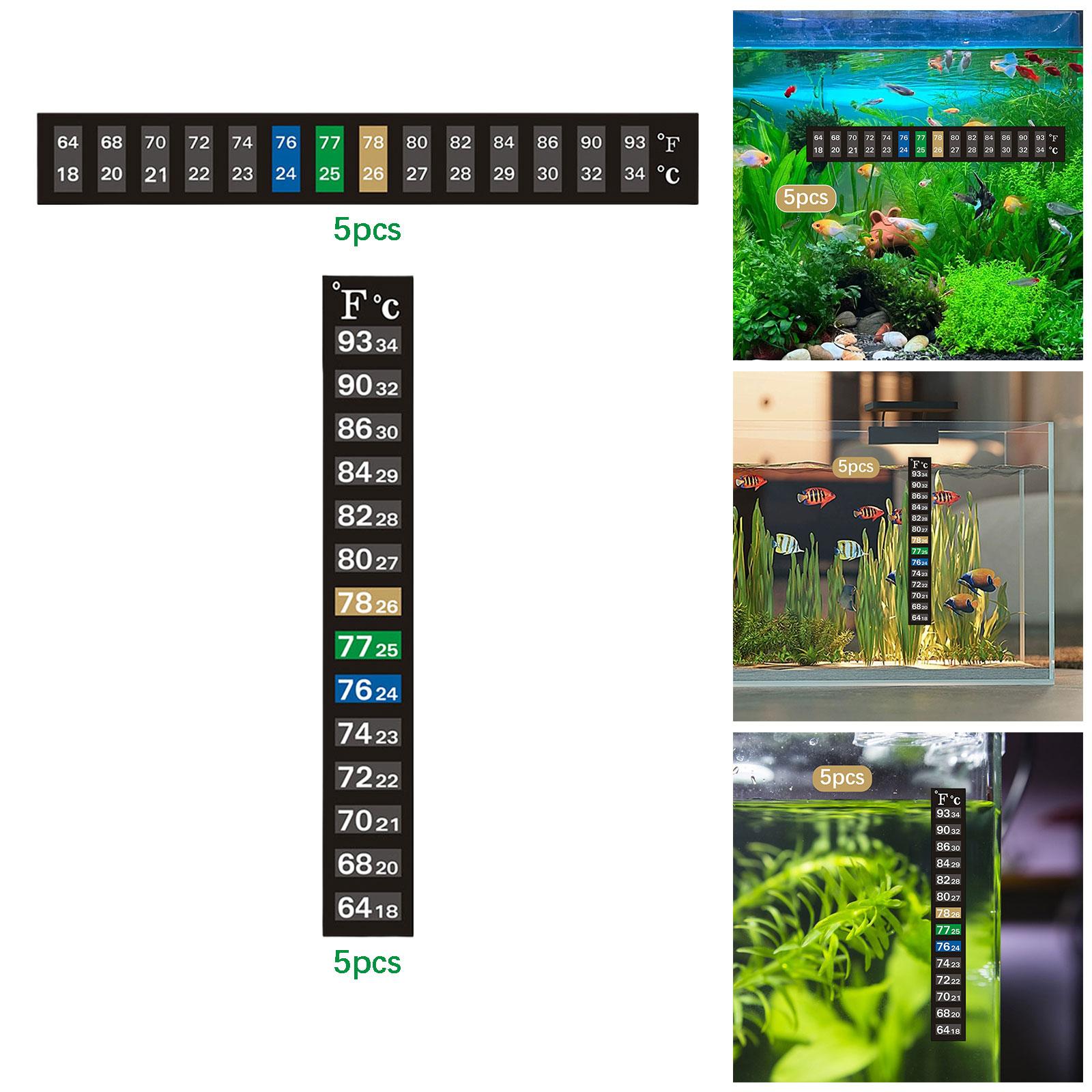 6x5x Aquariumthermometer Stick - Temperature Strip Thermometer recensie en prijs