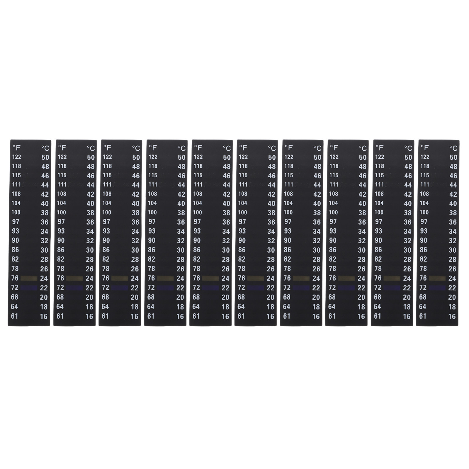 10 stuks aquariumwaterstrips f - Temperature Strip Thermometer recensie en prijs