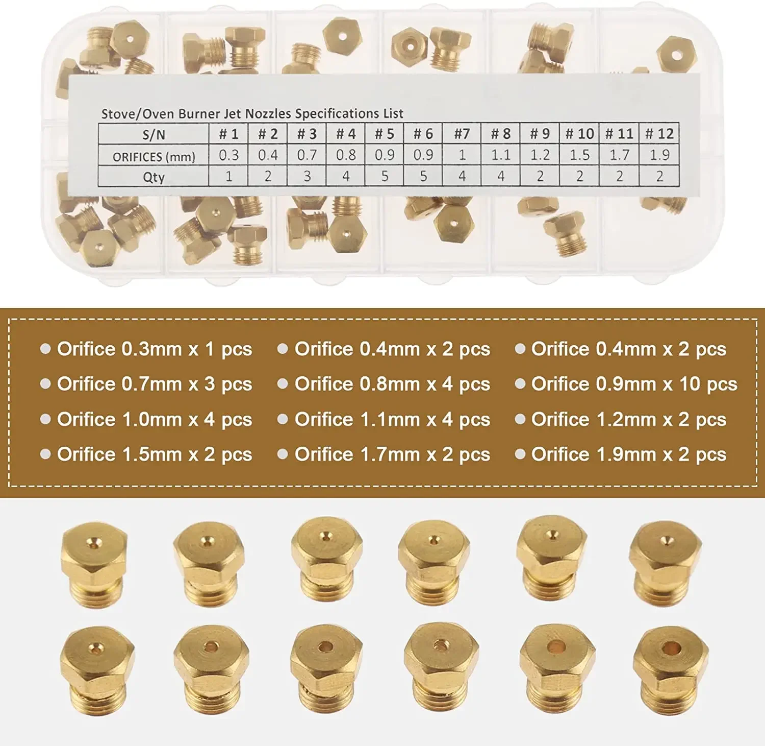 36 stks/1 doos Massief Messing - Steam Wand Tip recensie en prijs