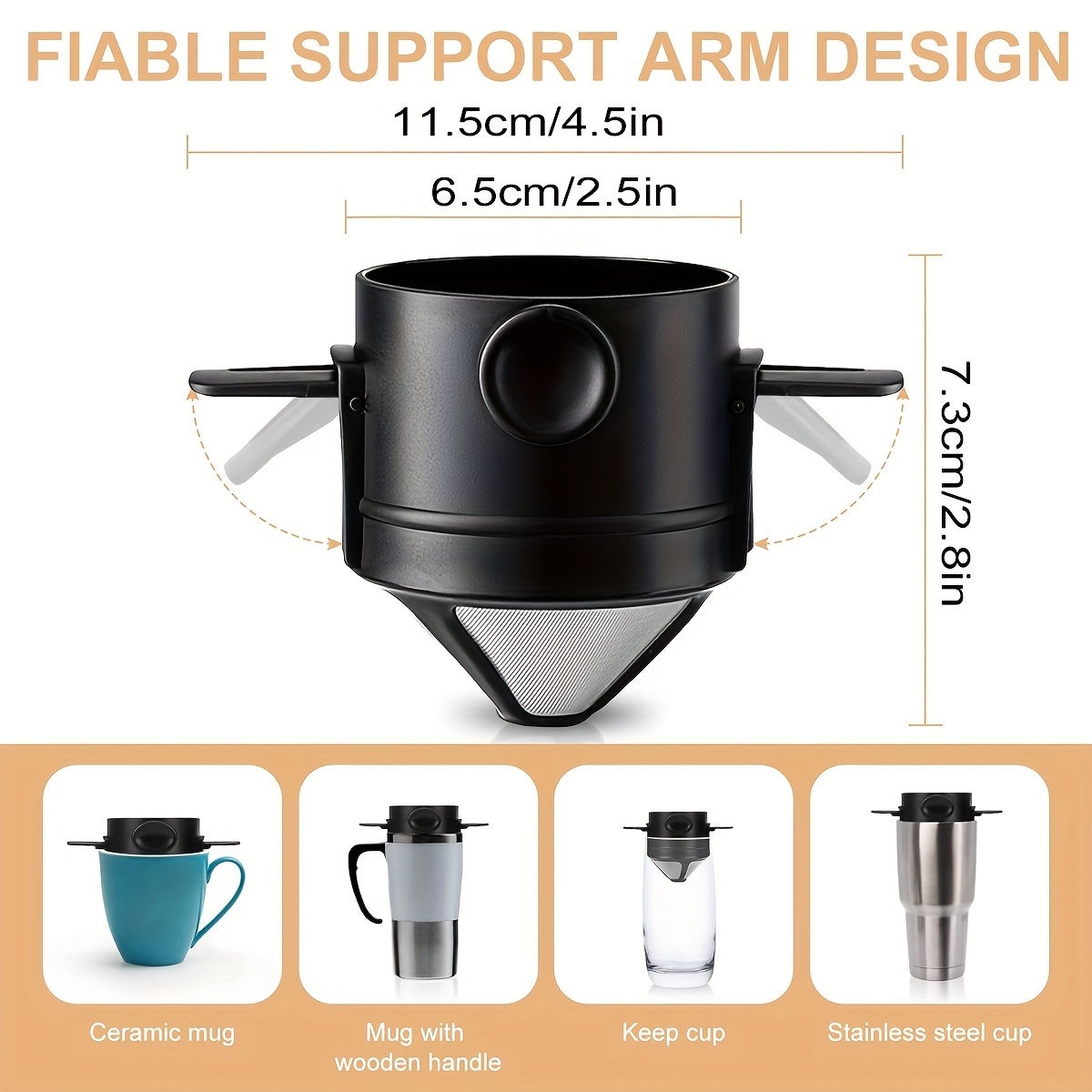 Koffiefilter Cup Draagbare Her - Coffee Equipment Camping recensie en prijs